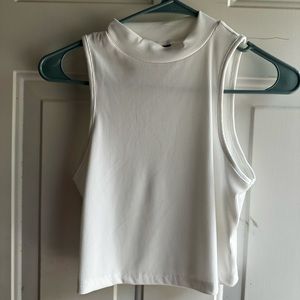 Shein 3 pack crop tops (white orange and tan)